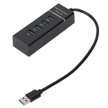 Imagem de Hub USB de alta velocidade, design compacto do hub USB protege a segurança 5 Gbps de taxa de transmissão para OS X para Linux para