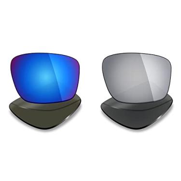 Imagem de 2 pares de lentes polarizadas de substituição da Mryok para óculos de sol Oakley Mainlink – Opções