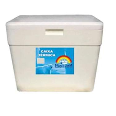 Imagem de 2 Caixas Térmica Isopor 8 Litros Gelo Cerveja Refri Isoterm