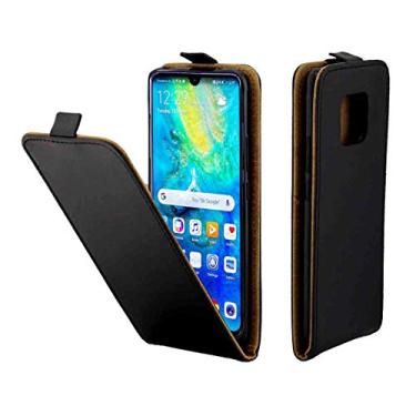 Imagem de Capa ultrafina, estilo empresarial, vertical, flip de couro TPU para Huawei Mate 20 Pro, com compartimento para cartão (preto) capa traseira para telefone (cor: preta)
