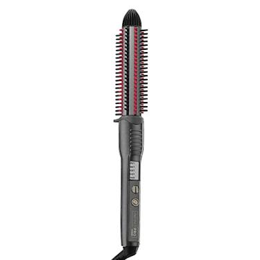 Imagem de Conair BC2NWTP InfinityPro 1" Nano Turmalina Ceramic Hot Brush, aquecimento de 30 segundos, configuração de calor de 201 °C, sistema uniforme de recuperação de calor, superfície de