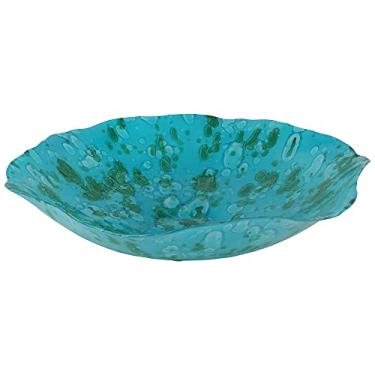 Imagem de CENTRO DE MESA DEEP SEA EM VIDRO L40XP38XA9,5CM COR AZUL