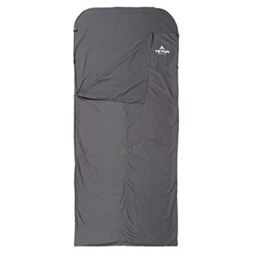 Imagem de TETON Sports Forro de saco de dormir GG; um conjunto de lençóis limpo em qualquer lugar que você vá; perfeito para viagens, acampamento e sempre que você estiver longe de casa durante a noite; lavável