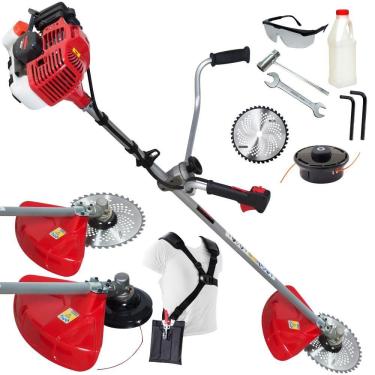 Imagem de Roçadeira Lateral Kawashima KW3300L 2 Tempos 32.6cc Linha Premium Ideal Para Manutenção de Rodovias