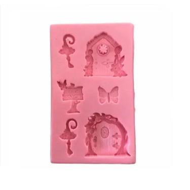 Imagem de Molde De Silicone Fadas, Portas, Resina, Confeitaria, Biscuit Molds Planet