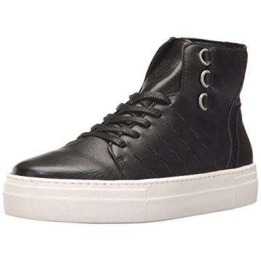 Imagem de K-Swiss Tênis feminino moderno de cano alto, Preto/Off White, 38