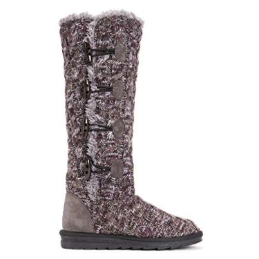 Imagem de MUK LUKS Botas femininas Felicity Fashion, M, Roxa, 40