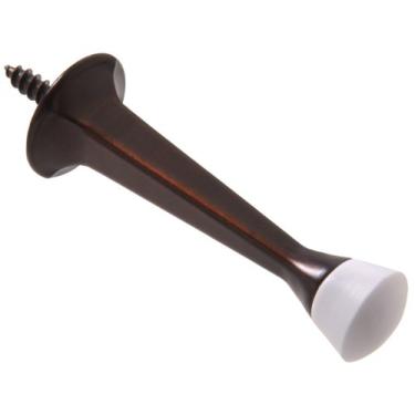 Imagem de Hardware Essentials by Hillman 852944 Parador de porta rígido quadrado bronze antigo