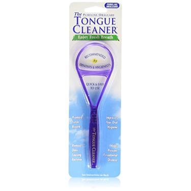 Imagem de Pureline Tongue Cleaner Raspador Oralcare Cor Variável, Conjunto de 3