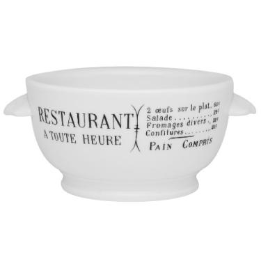 Imagem de Pillivuyt Brasserie Tigela de sopa de cebola com orelha, capacidade de 440 ml
