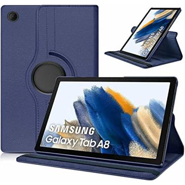 Imagem de Capa Case Giratoria para novo Samsung Galaxy Tab A8 10.5 (2021) - X200 / X205 - Azul Petroleo