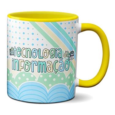 Imagem de Caneca Fofa Profissional Tecnologia Da Informação Presente (Amarela)