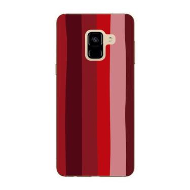 Imagem de Capa Case Capinha Samsung Galaxy A8 2018 Arco Iris Vermelho - Showcase