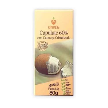 Imagem de Chocolate Vegano Cupulate 60% Cupuaçu Cristalizado 80g Onveg