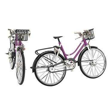 Imagem de Brinquedo de bicicleta, enfeites de minibicicleta, coleção de presentes de amigos bonitos para decoração de mesa de escritório em casa com meninos e meninas