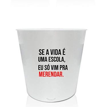 Imagem de Kit 2 Baldes de Pipoca Personalizados - Vim Merendar