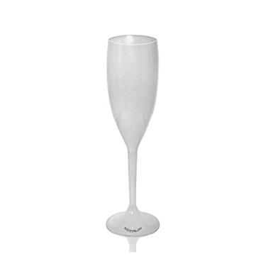 Imagem de Taça Champagne Branca Acrílico Poliestireno