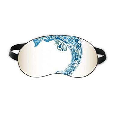 Imagem de Blue Ocean Dolphin Illustrate Sleep Eye Shield Soft Night Vlindfold Shade Cover