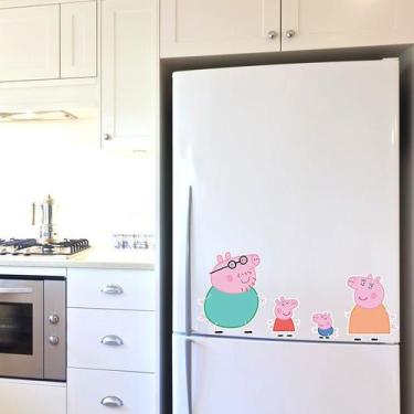 Papel de Parede Adesivo FotoMural Peppa Pig e George Brincando