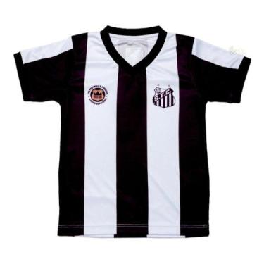 Imagem de Camiseta Infantil Santos Listrada Oficial - Revedor