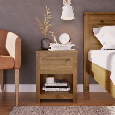 Imagem de Criado Mudo 1 Gaveta E Nicho Madma Artemobili Garapa