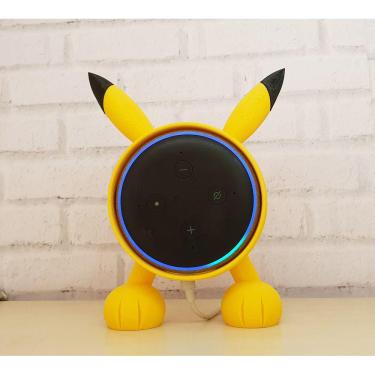 Imagem de Suporte Pokemon Pikachu Para Alexa Echo Dot 3