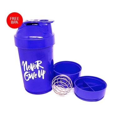 Imagem de Coqueteleira Academia Shaker Divisórias Mola Bpa Free Azul-Unissex