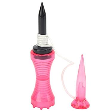 Imagem de T-shirt de bola de golfe, t-shirt de golfe portátil reutilizável ABS para exterior para prática de golfe(Cor de rosa)