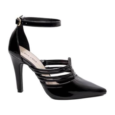 Imagem de Sapato Scarpin Fechado Atrás Elegante | Salto 9cm | Coleção Verão Preto - 36