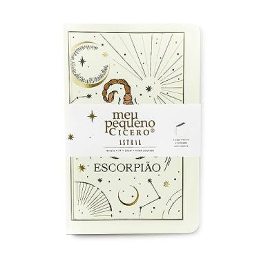 Imagem de Caderneta Meu Pequeno Ciceros Astral Pautado 14X21 Escorpião, Cicero