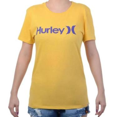 Imagem de Camiseta Feminina Hurley One &Amp Only - Amarelo