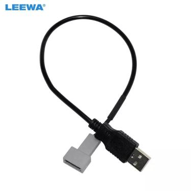 Imagem de LEEWA-USB para 4Pin Cabo de Soquete para Kia KX5 Sorento Sonata Adaptador Conector de Extensão  Car