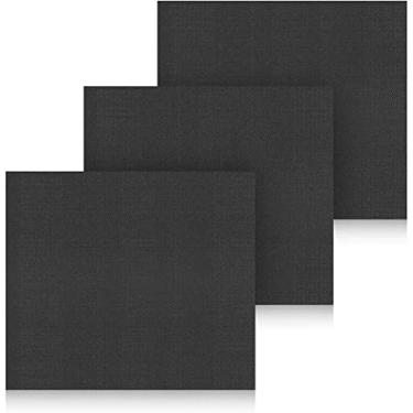 Imagem de Forros de forno de fritadeira a ar, pacote com 3 tapetes antiaderentes para forno de fritadeira a ar compatível com Ninja Foodi SP101 Ninja Air Fry Oven DT251 Torradeira Forno de micro-ondas Parte inferior de gás e fornos elétricos