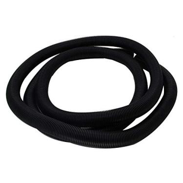 Imagem de Bettomshin 4 peças de 3,5 m de comprimento 1,42 polegadas ID tubo ondulado, conduíte de arame, tubo de fole flexível não dividido polipropileno polipropileno para lagoa líquido ar condicionado capa capa capa preta