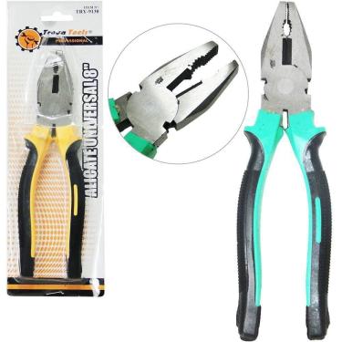 Imagem de Alicate Universal 8`` 9Mm Cabo Emborrachado Color Na Cartela