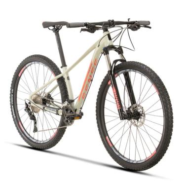 Imagem de Bicicleta Mountain Bike Aro 29 M17` Freios Shimano Intensa Evo 2023 Cinza Salmão Sense