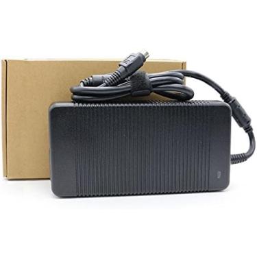 Imagem de Cabo de alimentação adaptador CA 330W 19,5V 16,9A compatível com Alienware X711 P775DM3G MSI GT83VR GT73VR GT80 MSI Deltal Desktop Trident 3 Series ADP-330AB D Clevo P370SM-A P775DM3 (plugue de 4