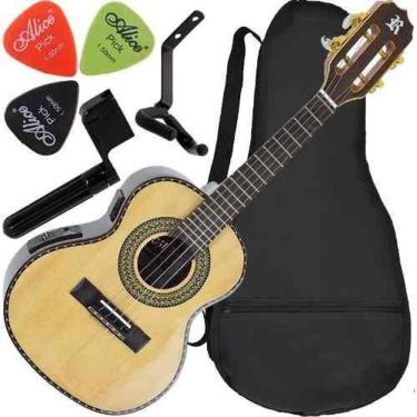 Imagem de Kit Cavaco Eletroacústico Rozini Profissional Rc15 Completo