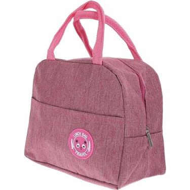 Imagem de Bolsa Térmica Marmiteira Lancheira Nécessaire Design Moderno Premium Unissex Conservação Térmica Capacidade 6 Litros Versátil (ROXO)