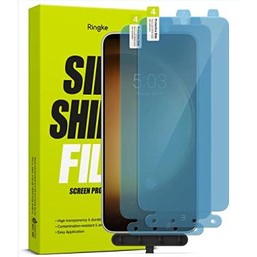 Imagem de Ringke Película protetora de seda [2 unidades] compatível com Samsung Galaxy S23 Plus 5G, película protetora multicamadas de PET com kit de fácil aplicação