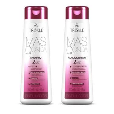 Imagem de Kit Mais Q Onda Ondulados Shampoo 300ml + Condicionador 300ml - Triskl