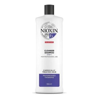 Imagem de Shampoo Wella Nioxin Nº6 Hair System Cleanser 1 Litro Hidratação