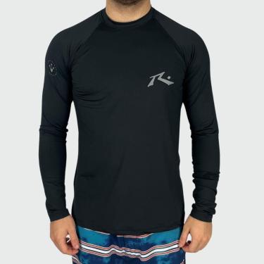Imagem de Camiseta Rusty Lycra Surf Ride Preto-Masculino