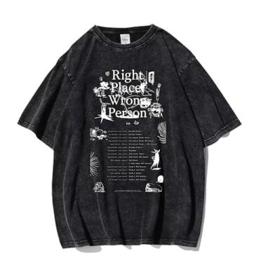 Imagem de Camiseta K-pop Rm lançada com álbum, camiseta vintage estampada lavada com desenho urbano lavado camisetas vintage unissex para fãs, 2, 3G