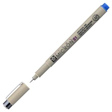 Imagem de MARCADOR TECNICO NANKIN PIGMA MICRON 01 - AZUL - USO PROFISSIONAL
