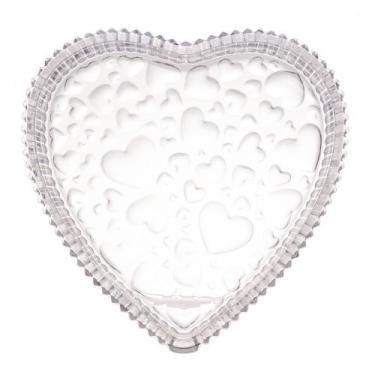 Imagem de Petisqueira Em Cristal Cute Heart 18,7X3,3cm  - Lyor