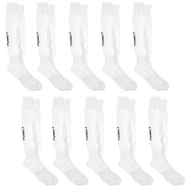 Imagem de Kit 10 Meião Futebol Infantil Branco Matis Viii Penalty-Unissex