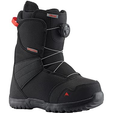 Imagem de Botas de snowboard Botas Botas de Bota Bota de Neve Burton Zipline Boa para Crianças, Preto, 6