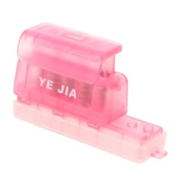 Imagem de 4 peças de cinco furos, furador pequeno, furador de 6 furos, furador transparente, furador para escritório, ferramenta de perfuração de papel, furador de planejador, furador de papel manual, furador d