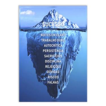 Imagem de Placas Decorativas Frases Motivacionais Empreendedorismo Mentalidade Varios Modelos Decoração Quarto Sala Escritório